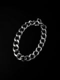 DEAD WEIGHT — Chunky Silver Curb Chain Bracelet