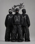 SPINE-UNSEEN — Waffle Knit Oversized Full-Sleeve