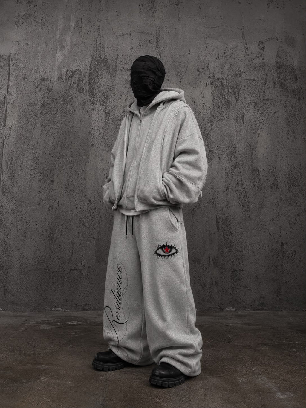 Resilience Wide-Leg Jogger — Ash Grey