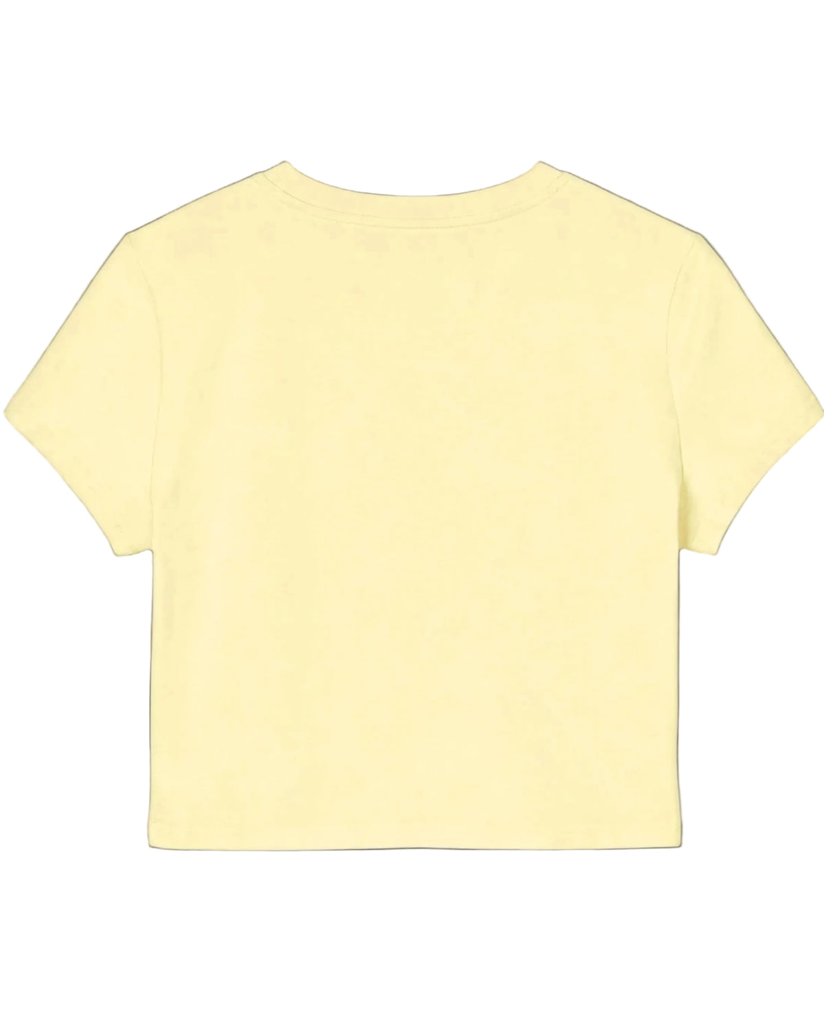 Butter Yellow Baby Tee Back Design