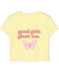 Butter Yellow Baby Tee Front Design