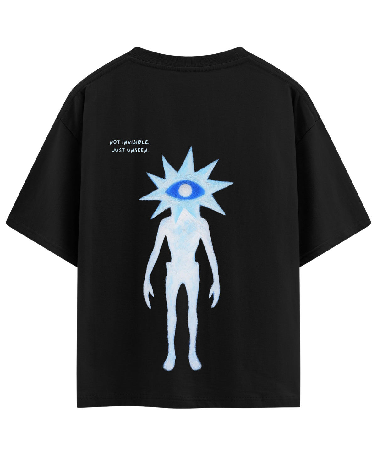 Black Oversized T-shirt Back Design