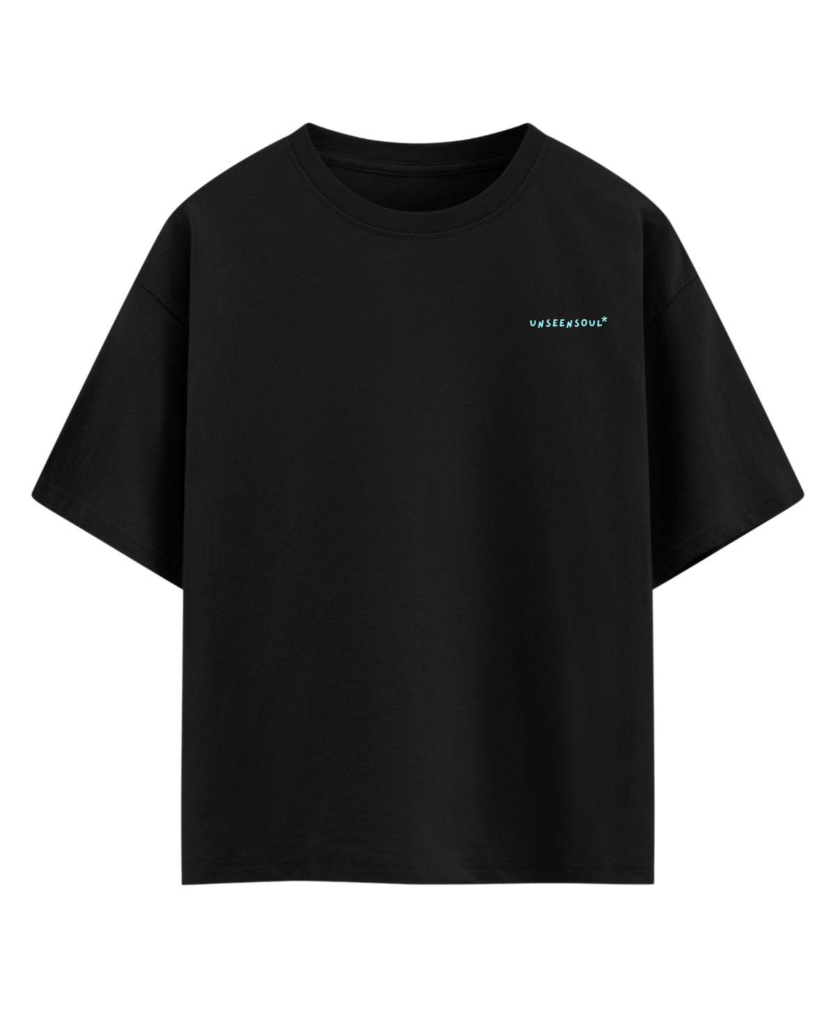 Black Oversized T-shirt Front Design