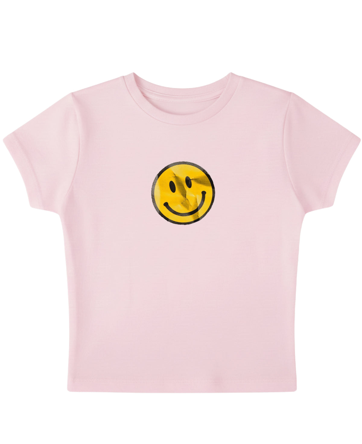 Baby Pink Baby Tee Front Design