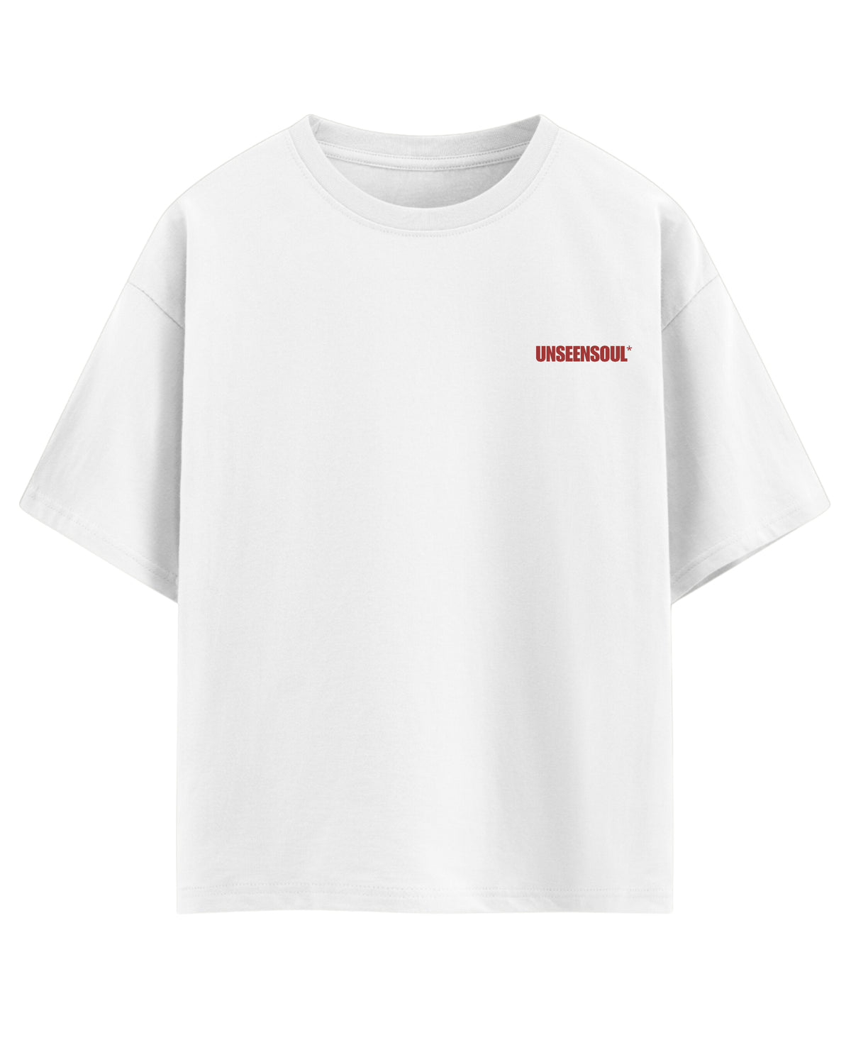 White Oversized T-shirt Front Design