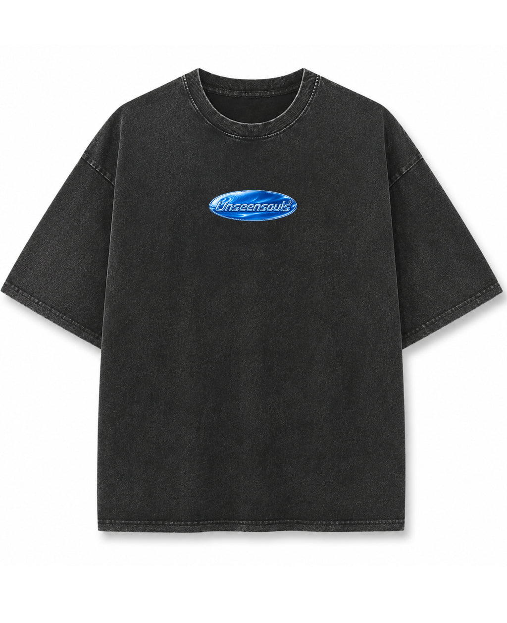Vintage Fade Wash Oversized T-shirt Front Design