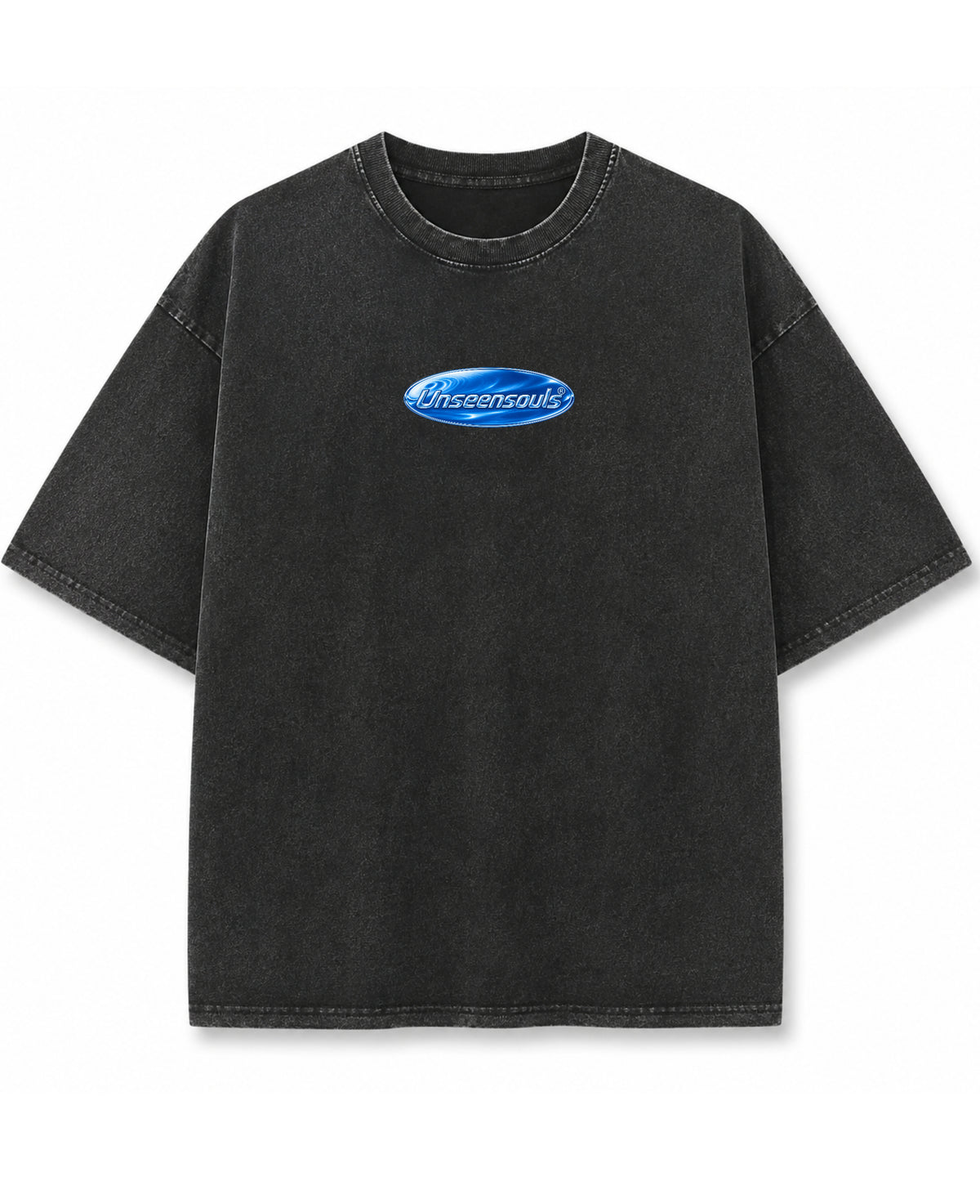 Vintage Fade Wash Oversized T-shirt Front Design