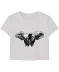 White Baby Tee Front Design