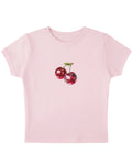 Baby Pink Baby Tee Front Design