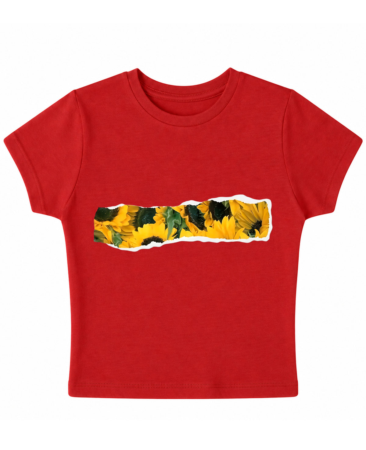 Red Baby Tee Front Design